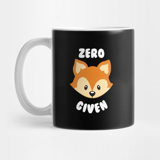 Zero Fox Given by Design Monster